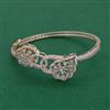 American Diamond Openable kada with Rhodium Plating 2 Tone Plating Mehndi Plating Carat Plating