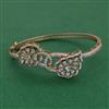 American Diamond Openable kada with Rhodium Plating 2 Tone Plating Mehndi Plating Carat Plating