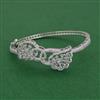 American Diamond Openable kada with Rhodium Plating 2 Tone Plating Mehndi Plating Carat Plating