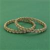 American Diamond Classic Bangles with Mehndi Plating