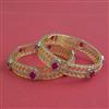 American Diamond Classic Bangles with 2 Tone Plating