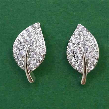 American Diamond Tops with Rhodium Plating 2 Tone Plating
