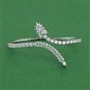 American Diamond Delicate Kada with Rhodium Plating Carat Plating