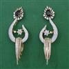 American Diamond Long Earring with Carat Plating