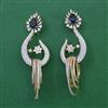 American Diamond Long Earring with Carat Plating