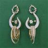American Diamond Long Earring with Carat Plating