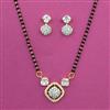 American Diamond Classic Mangalsutra with 2 Tone Plating