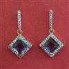 American Diamond Dangler with 2 Tone Plating
