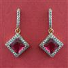 American Diamond Dangler with 2 Tone Plating