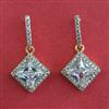 American Diamond Dangler with 2 Tone Plating