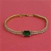 American Diamond Classic Bracelet with Gold Plating