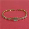 American Diamond Classic Bracelet with Gold Plating