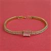 American Diamond Classic Bracelet with Gold Plating