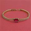 American Diamond Classic Bracelet with Gold Plating