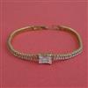 American Diamond Classic Bracelet with Gold Plating