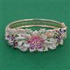 American Diamond Broad Kada with Carat Plating