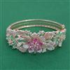 American Diamond Broad Kada with Carat Plating