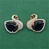 American Diamond Birds Earring with 2 Tone Plating