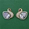 American Diamond Birds Earring with 2 Tone Plating