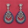 American Diamond Classic Earring with Black Plating