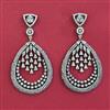 American Diamond Classic Earring with Black Plating