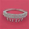 American Diamond Openable kada with Rhodium Plating 2 Tone Plating