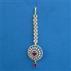 American Diamond Classic Tikka with 2 Tone Plating