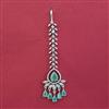 American Diamond Classic Tikka with Rhodium Plating