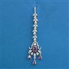American Diamond Classic Tikka with Rhodium Plating
