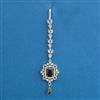 American Diamond Classic Tikka with Rhodium Plating