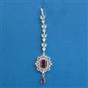 American Diamond Classic Tikka with Rhodium Plating