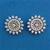 American Diamond Tops with Rhodium Plating 2 Tone Plating