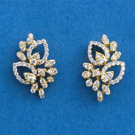 American Diamond Tops with Rhodium Plating 2 Tone Plating