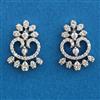 American Diamond Tops with Rhodium Plating 2 Tone Plating