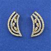 American Diamond Tops with Rhodium Plating 2 Tone Plating