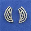 American Diamond Tops with Rhodium Plating 2 Tone Plating