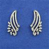 American Diamond Tops with Rhodium Plating 2 Tone Plating