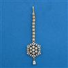 American Diamond Classic Tikka with Rhodium Plating 2 Tone Plating Mehndi Plating