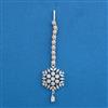 American Diamond Classic Tikka with Rhodium Plating 2 Tone Plating Mehndi Plating