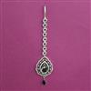 American Diamond Classic Tikka with Rhodium Plating