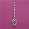 American Diamond Classic Tikka with Rhodium Plating