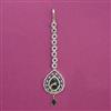 American Diamond Classic Tikka with Rhodium Plating