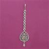 American Diamond Classic Tikka with Rhodium Plating