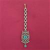American Diamond Classic Tikka with Mehndi Plating