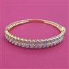 American Diamond Openable kada with Rhodium Plating 2 Tone Plating Mehndi Plating
