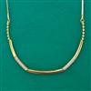 American Diamond Stiff Chain with Rhodium Plating 2 Tone Plating Mehndi Plating