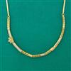 American Diamond Stiff Chain with Rhodium Plating 2 Tone Plating Mehndi Plating