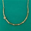 American Diamond Stiff Chain with Rhodium Plating 2 Tone Plating Mehndi Plating