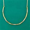 American Diamond Stiff Chain with Rhodium Plating 2 Tone Plating Mehndi Plating