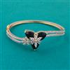 American Diamond Openable kada with 2 Tone Plating